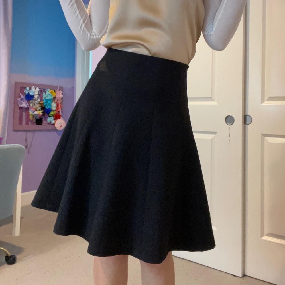 Club Monaco Black Skater Skirt